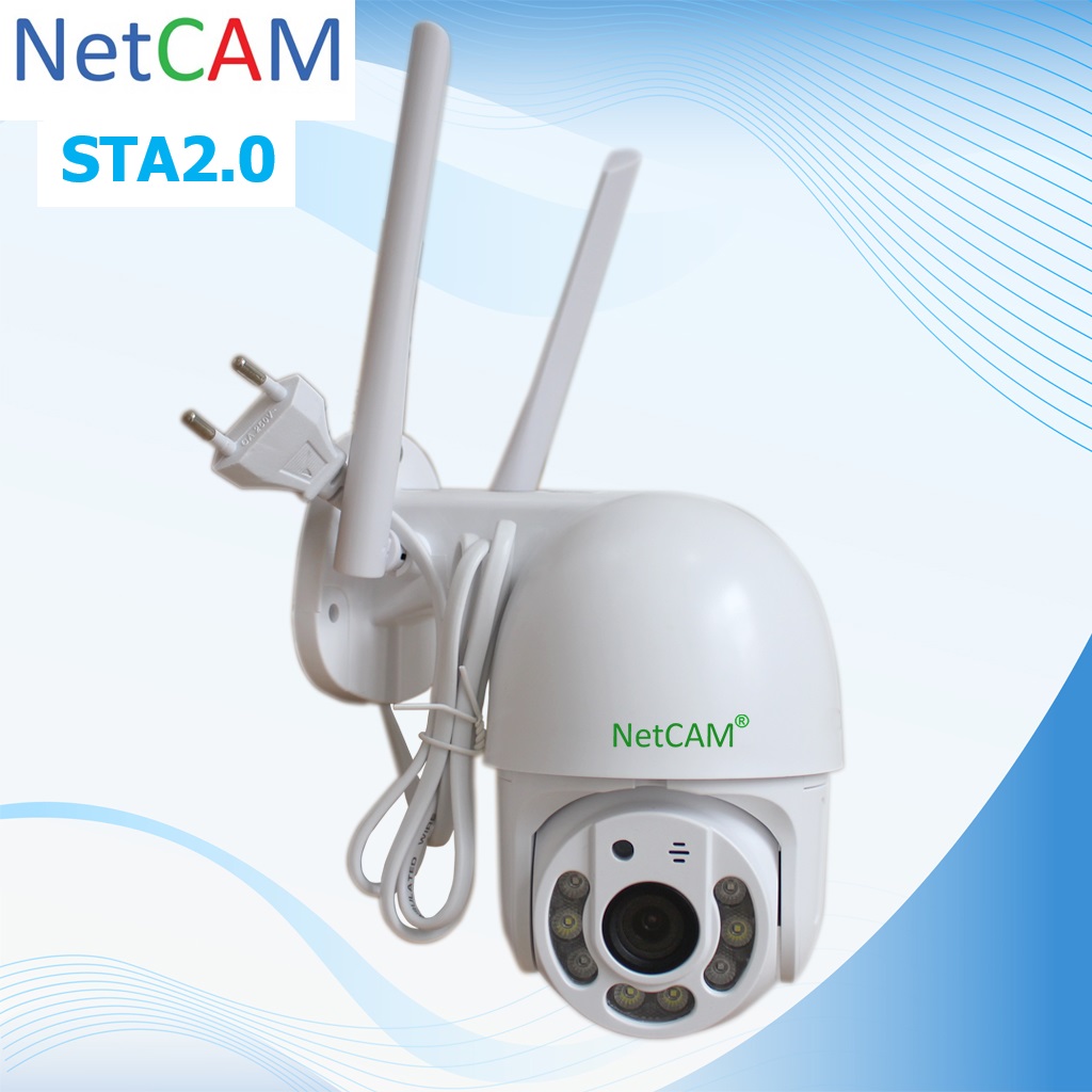 Camera ip wifi ngoài trời speed dome netcam sta2.0 - hãng phân phối chính thức