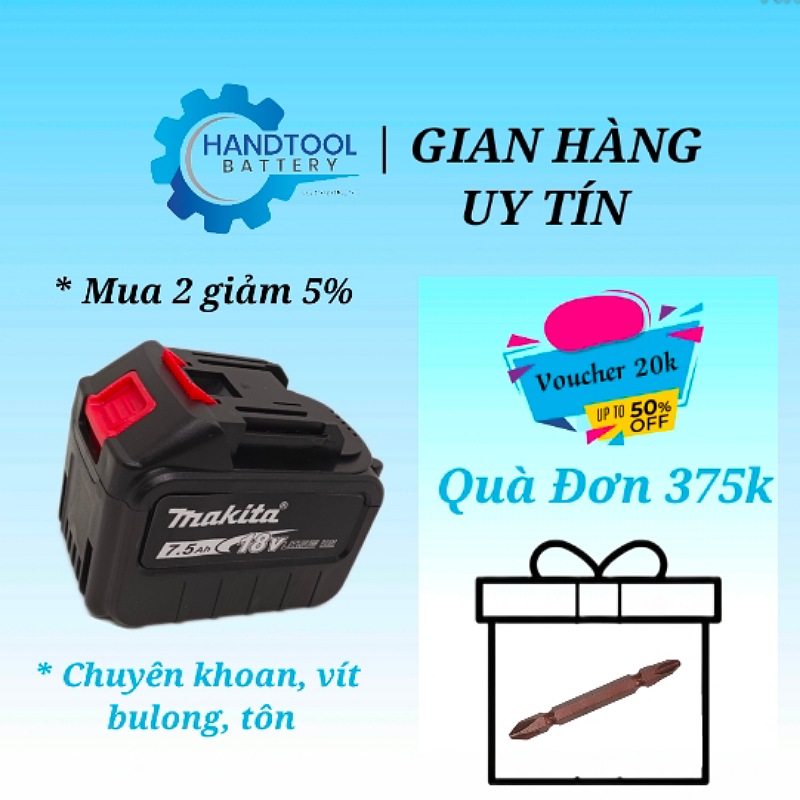 Pin máy khoan makita 15 cell ,dùng chung máy bulong , máy bắn vít , máy cưa, chân thông dùng dung cho máy 2 chân