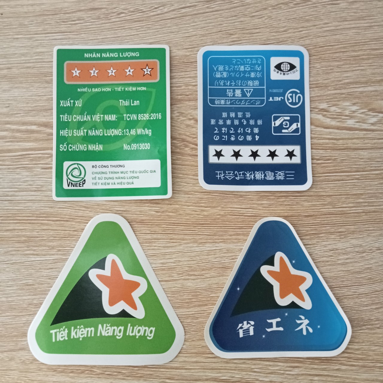Combo 10 tem decan dán nhãn năng lượng nhiều mẫu
