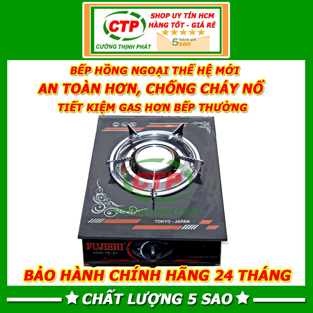 Bếp Gas Đơn Hồng Ngoại Fujishi Tiết Kiệm Gas
