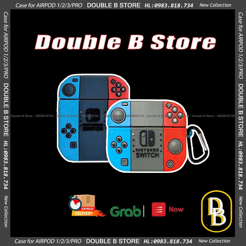 Case airpod 1/2/PRO máy chơi game - vỏ bảo vệ hộp đựng airpod 1/2 máy chơi game 1007CAMCG