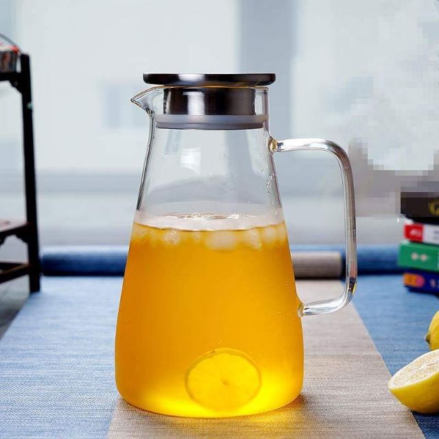 Bình thủy tinh cao cấp, chịu nhiệt tới 150 độ c, dung tích 1500ml, 2000ml
