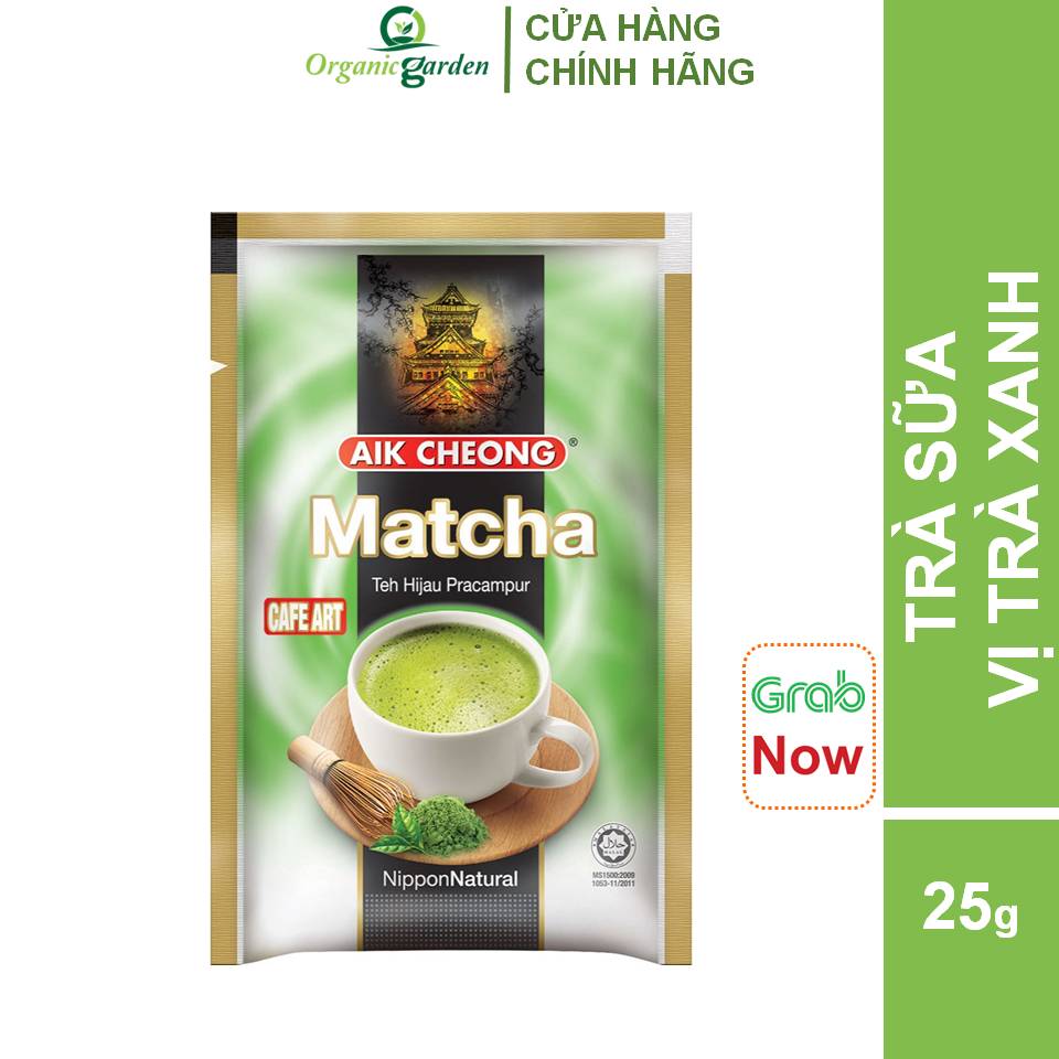 Tuýp trà sữa teh tarik aik cheong gói nhỏ tự pha malaysia vị trà xanh 25gr