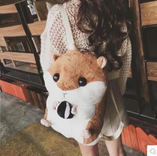 ┅✶ Balo thú bông hình con sóc chuột Hamter siêu xinh
