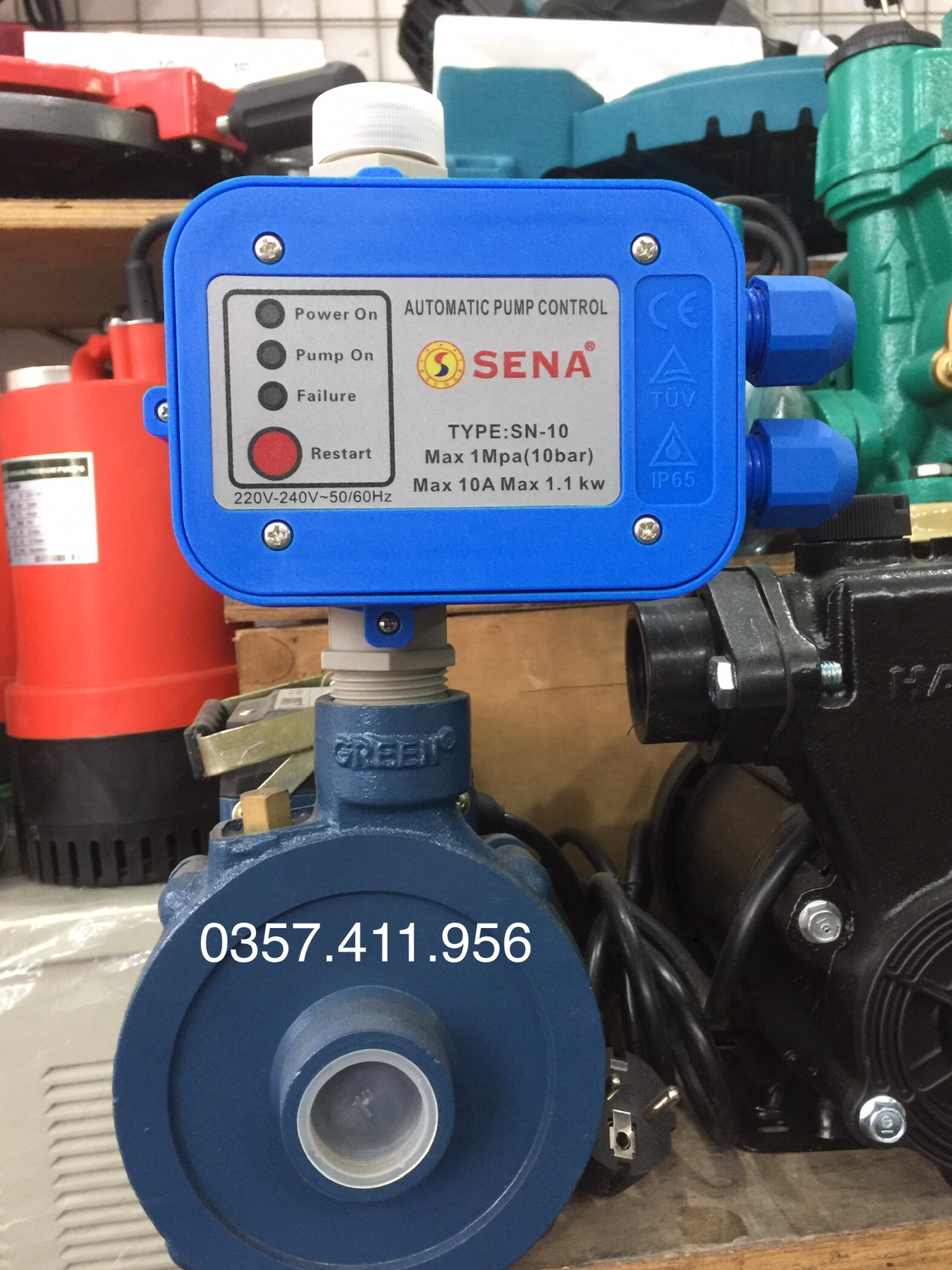 Rơ le bơm nước tự động báo cạn báo đầy cho máy bơm