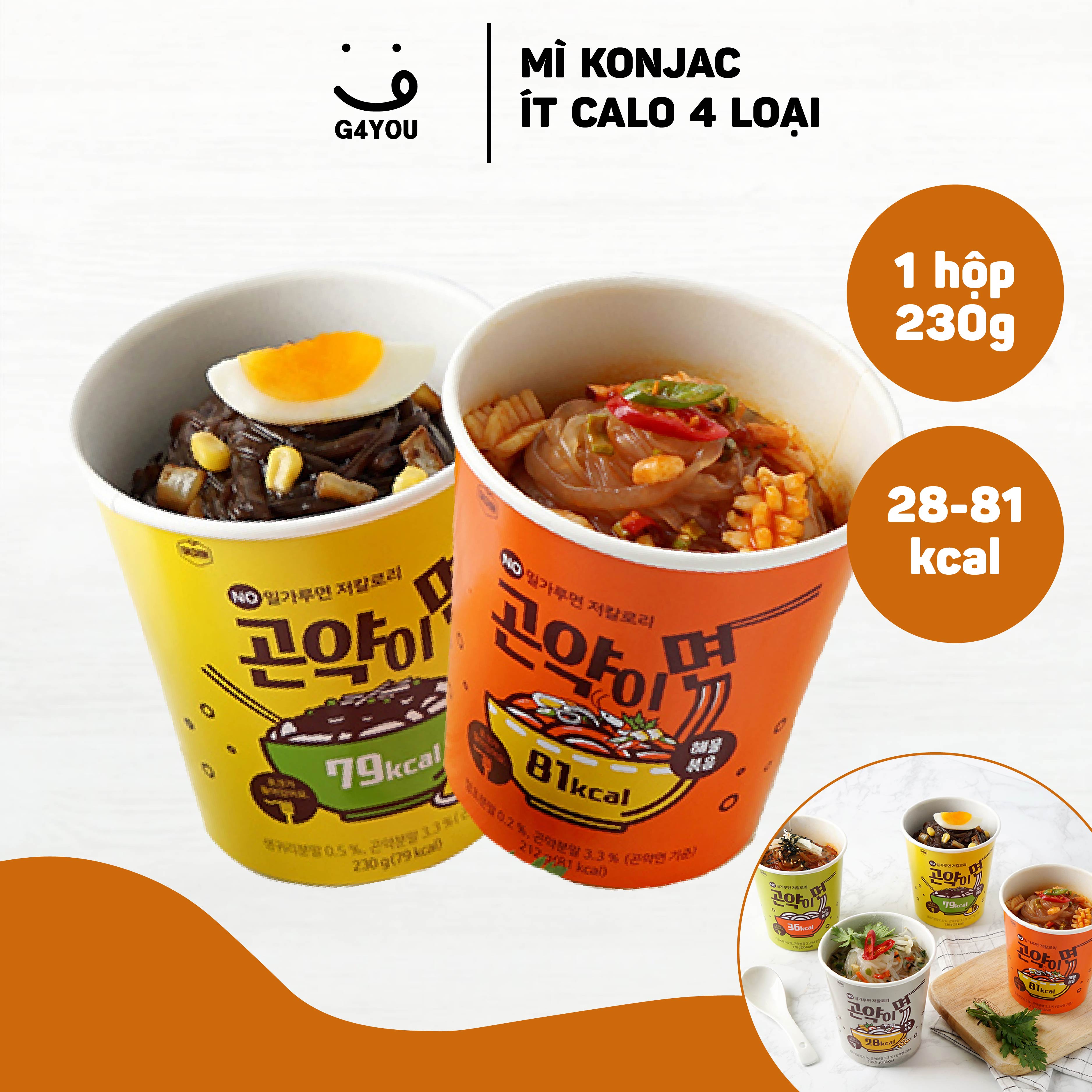 MÌ KONJAC PHÙ HỢP ĂN KIÊNG ÍT KCAL