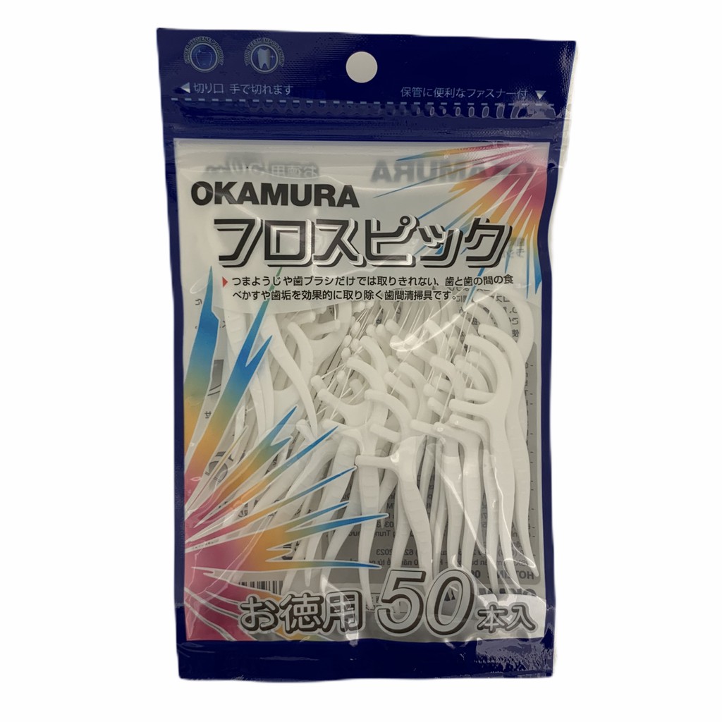 [HCM]tăm chỉ OKAMURA 50 cây - 4503