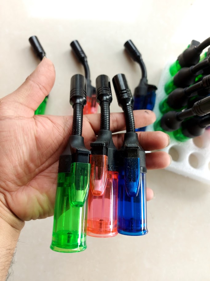 bật lửa ga khò mồi bếp dầu xoay 360 độ - hộp quẹt ga khò đốt nến .hương thơm