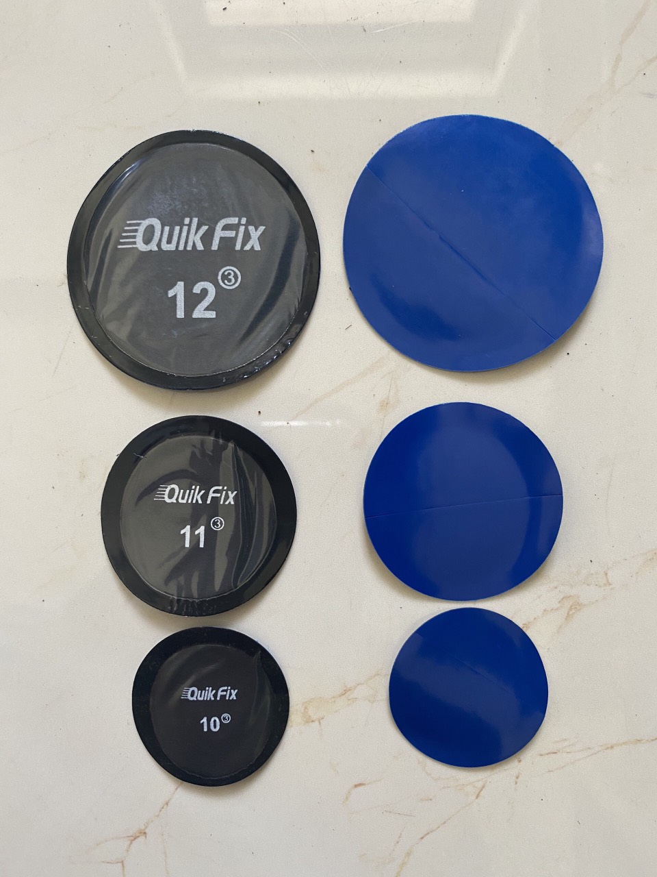 Hộp 150 miếng vá săm lốp ô tô, xe máy usa quik fix