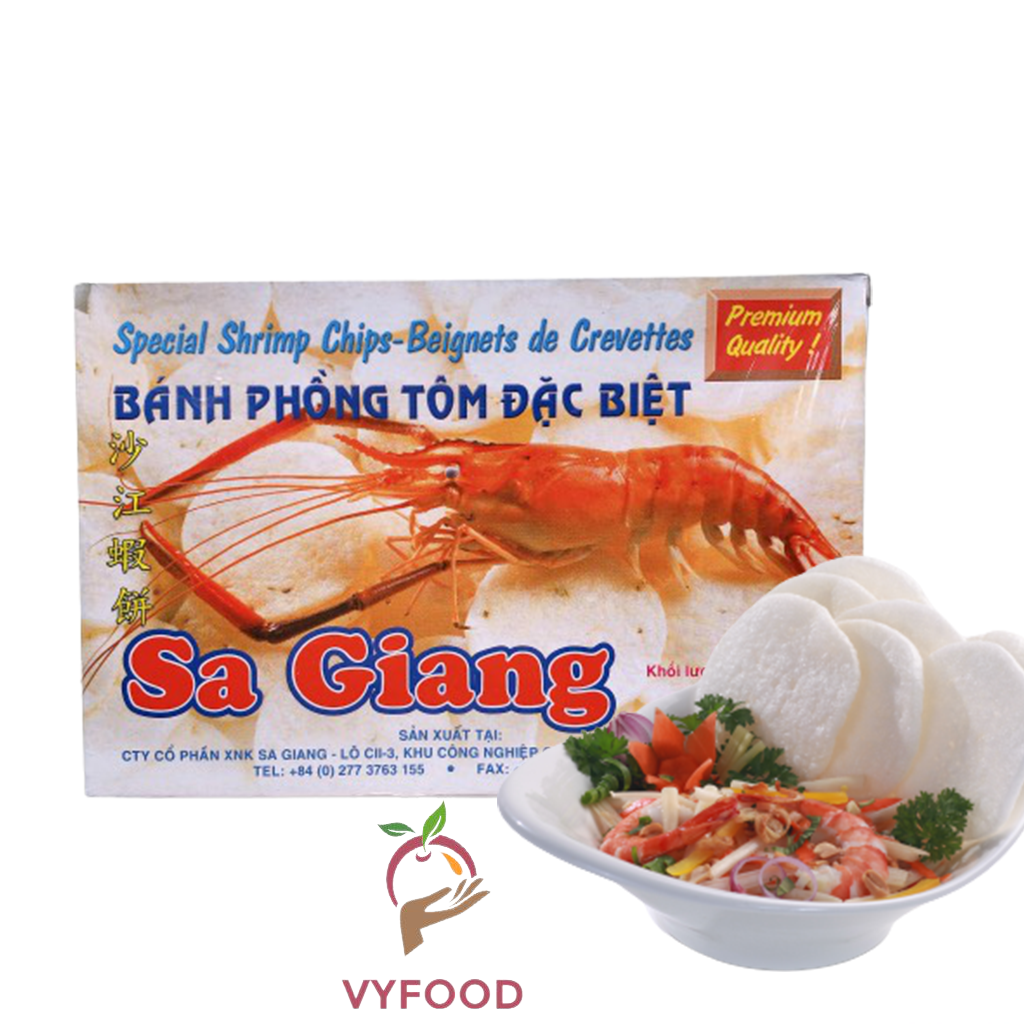 [HCM]BÁNH PHỒNG TÔM ĐẶC BIỆT SA GIANG HỘP 200GR LOẠI CAY THƠM NGON, VỪA MIỆNG, DATE LUÔN MỚI