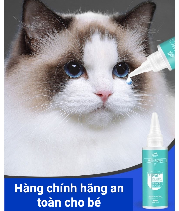 Nhỏ mắt cho chó mèo Dorrikey chai lớn 60ml