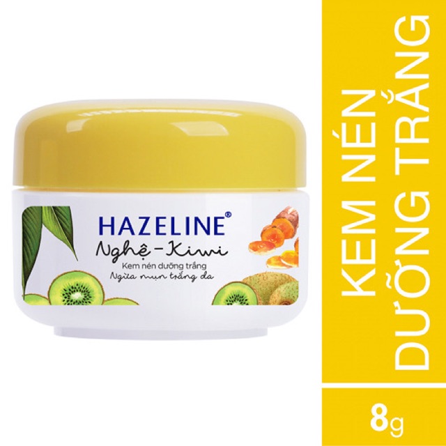 Kem Nén Dưỡng Trắng Ngừa Mụn Hazeline Nghệ Và Kiwi (8g)