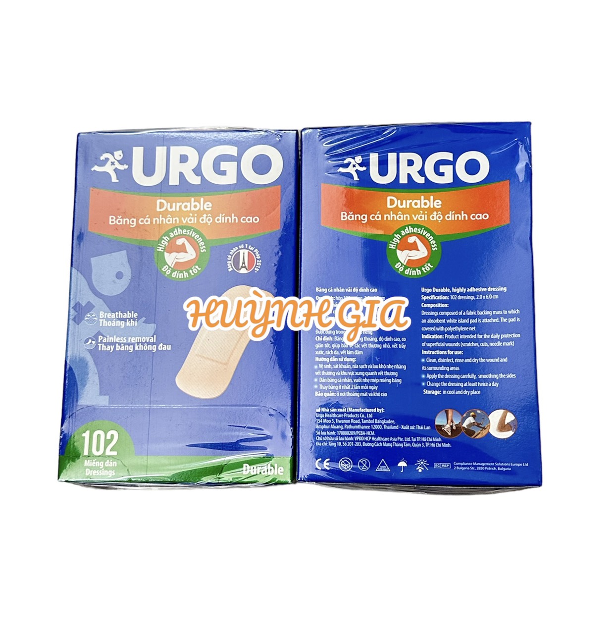 Băng keo cá nhân URGO 102 Miếng CHÍNH HÃNG