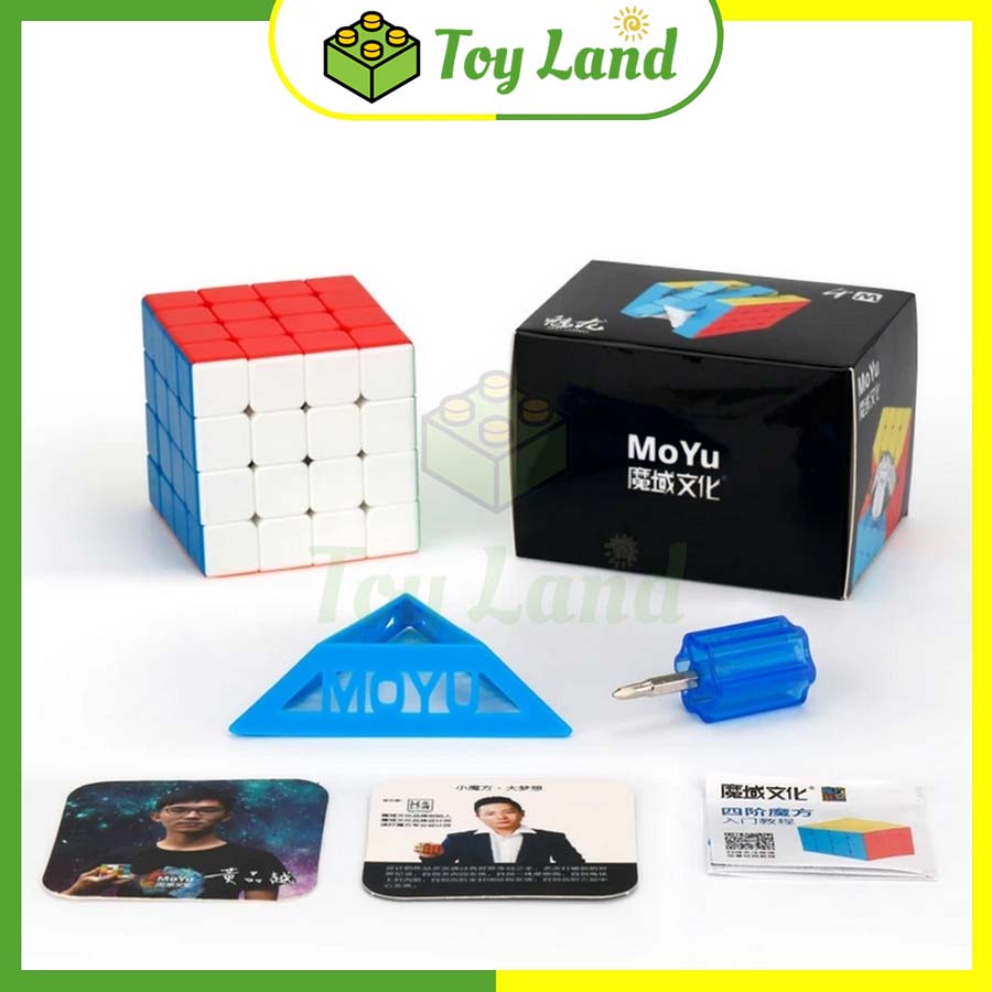 Rubik 4x4 MoYu MeiLong 4M Stickerless Có Nam Châm Rubic 4 Tầng 4x4x4 Đồ