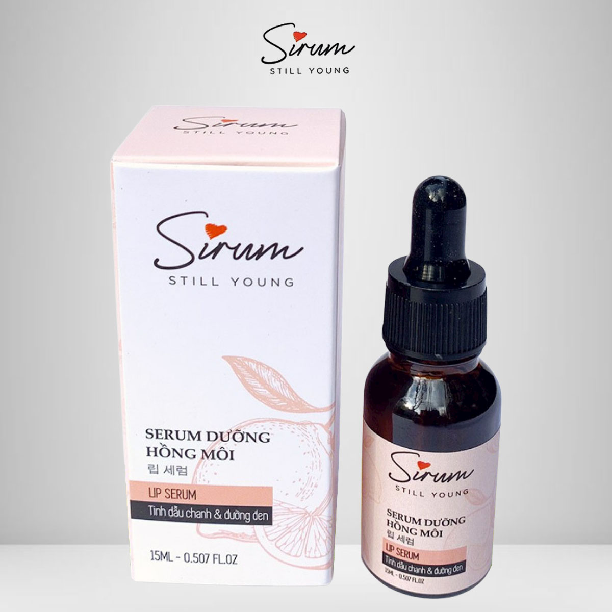Serum dưỡng môi Sirum giảm thâm 15ml NPP Tido88