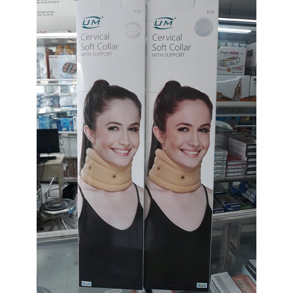 [HCM]ĐAI NẸP CỔ MỀM DO ĐAU CỔ VẸO CỔ THOÁI HÓA CỘT SỐNG CỔ  UM B02