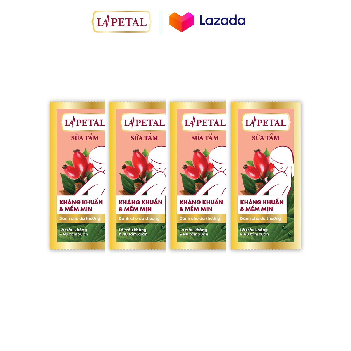 Leaflet 4 Samples Sữa Tắm La'Petal
