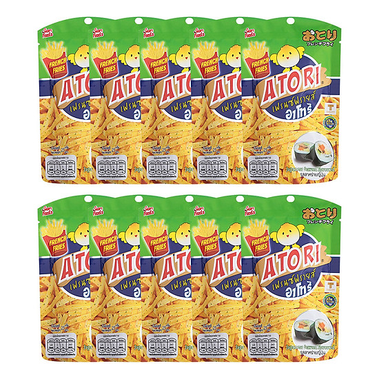 Combo 5 gói snack bắp kiểu pháp vị rong biển nhật Atori 50g