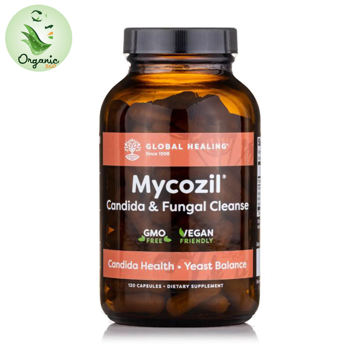 Mycozil Candida & Gungal Cleanse Global Healing 120 capsules