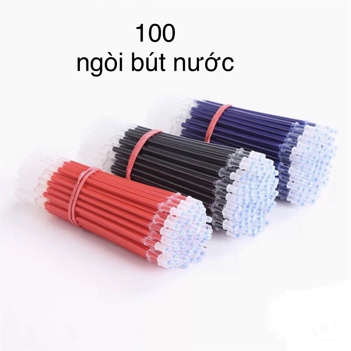 100 ngòi bút nước mực xanh đen đỏ