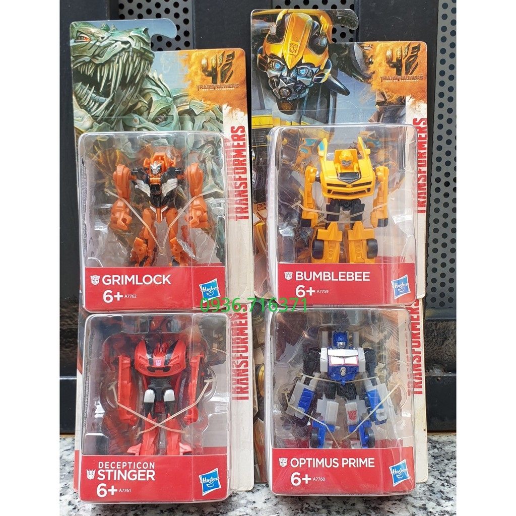 Đồ chơi rô bốt đồ chơi trẻ em▥ Robot biến hình Transformers - Hasbro Bumblebee size Mini