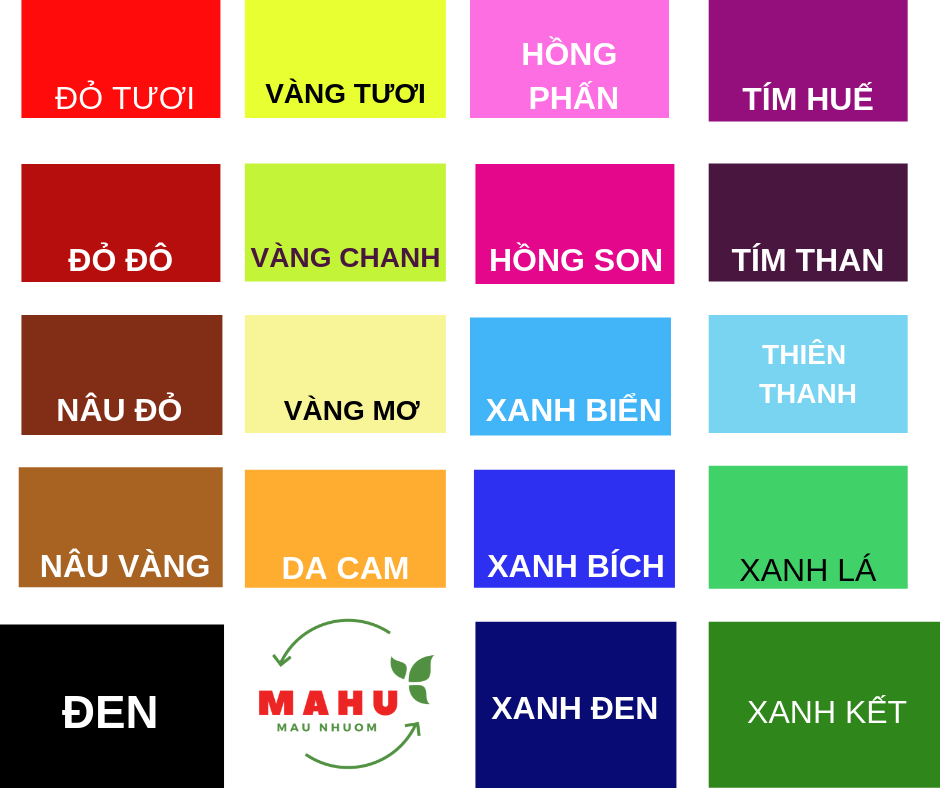 Thuốc nhuộm quần áo, màu Đỏ đô