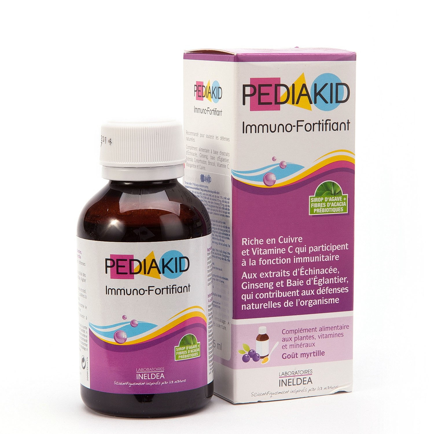 Siro Tăng Sức Đề Kháng Cho Bé Pediakid Immuno-Fort 125ml