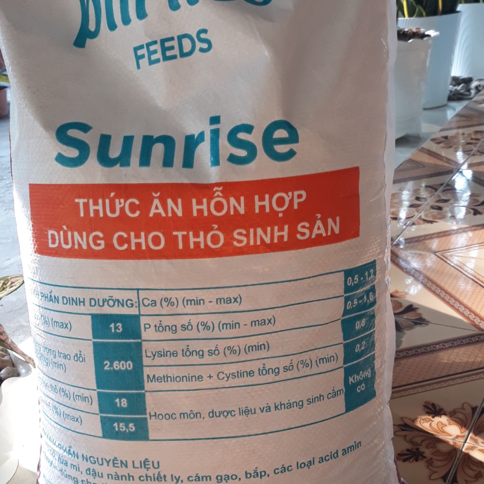 Thức ăn cho thú cưng thỏ và bọ ú 40k 1 kí