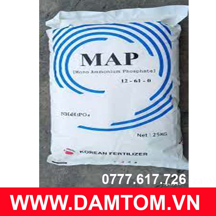 GÓI 1 KG PHÂN BÓN MAP 12-61-0 MONO AMMONIUM PHOSPHATE HÀN QUỐC