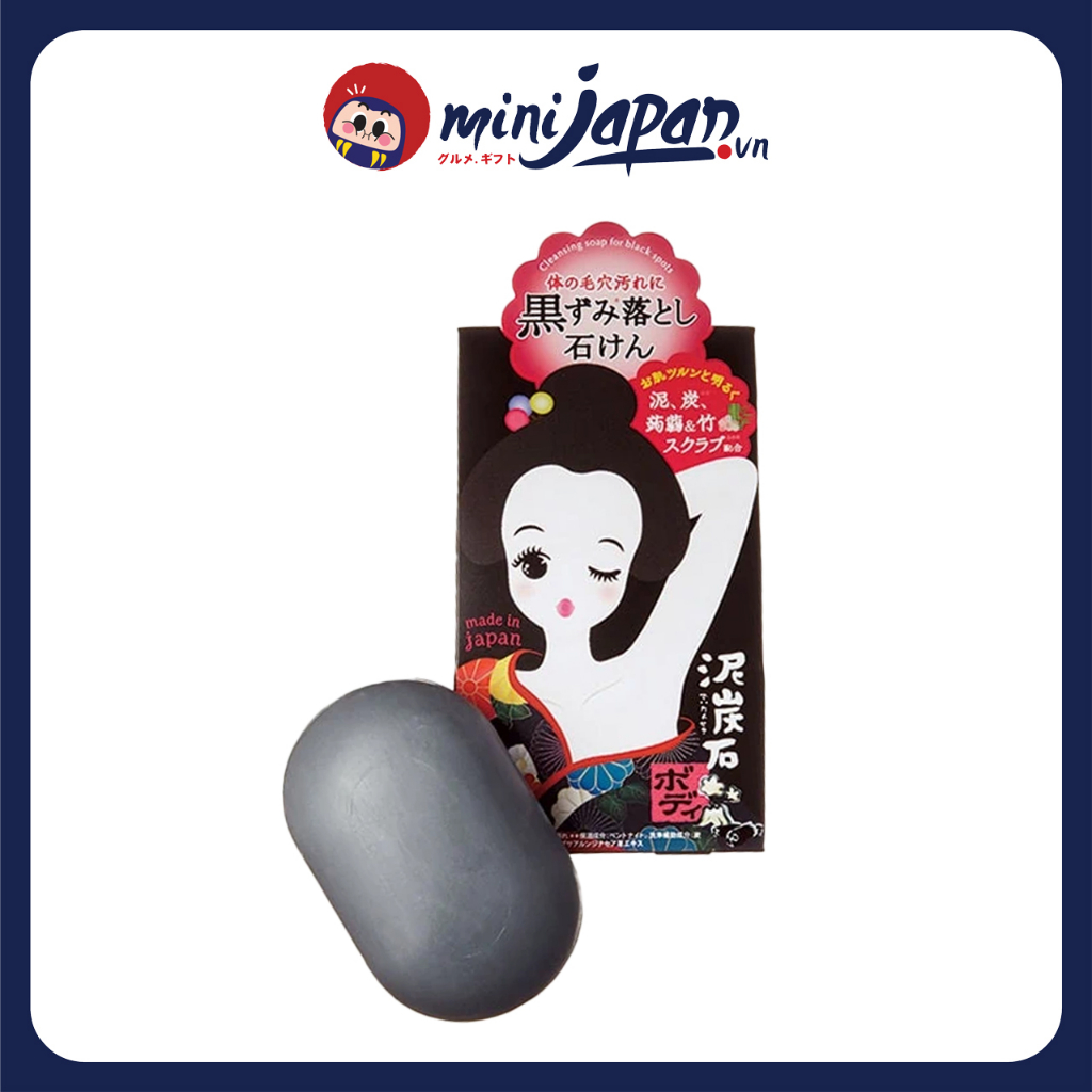 Xà phòng giảm thâm nách Pelican giảm thâm sáng da Cleansing Soap For Black Spots Nhật Bản 100g