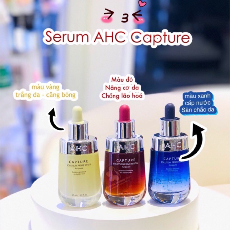 Tinh Chất Serum Dưỡng Ẩm Trắng Da AHC Capture Solution Max Ampoule