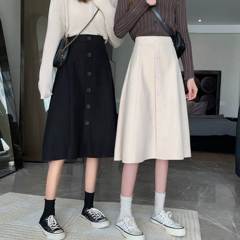Chân Váy Dài Ulzzang Lưng Cao mã 300