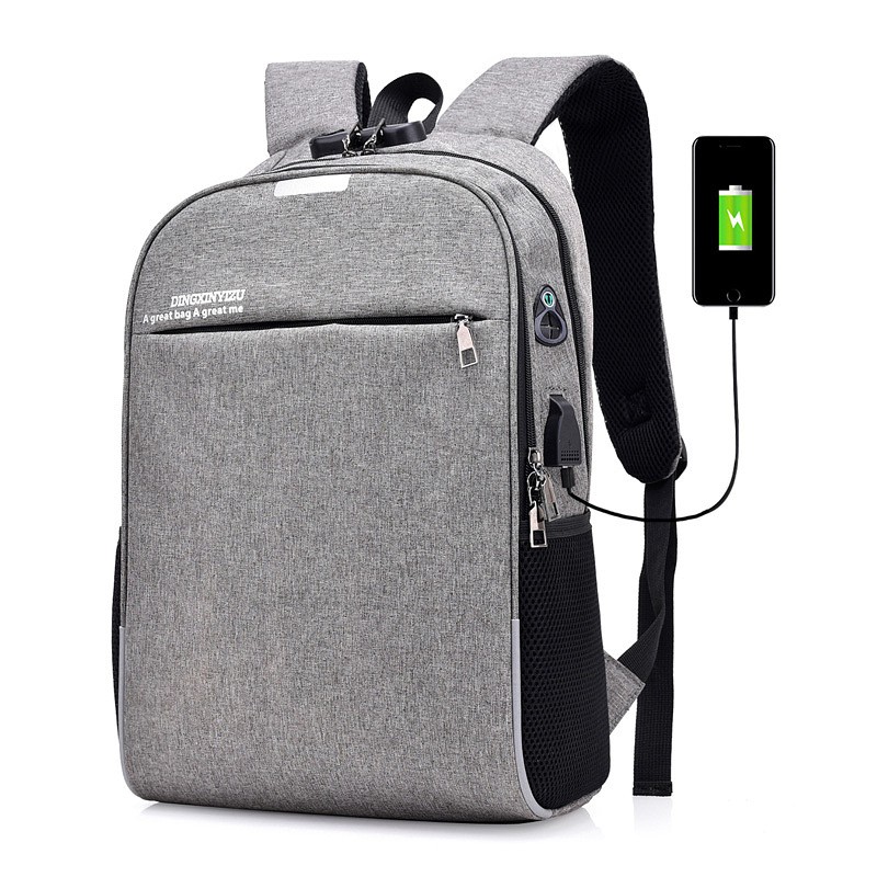 Balo Thời Trang Nam Đa Năng Vải Canvas Bền Đẹp Công Suất Lớn Đựng Laptop Tích Hợp Cổng USB Dùng Đi Học Đi Làm Và Du Lịch