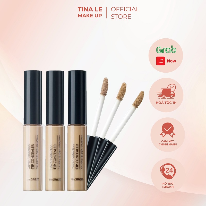 Che khuyết điểm The Saem/Che khuyết điểm che phủ hầu hết các khuyết điểm trên gương mặt