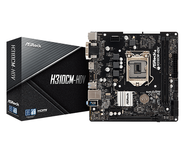 Mainboard asrock h310cm-hdv chính hãng
