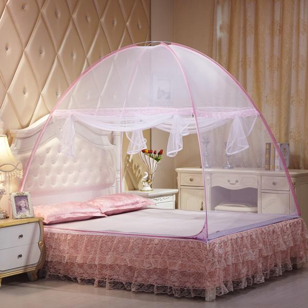 Màn chụp mùng chụp tự bung gấp gọn  kích thước 1.8*2m chống muỗi dành cho người lớn thích hợp kẹp nệm 4 góc