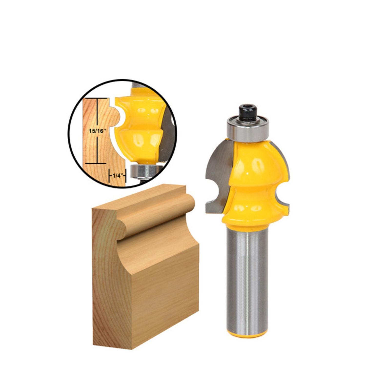 Mũi soi gỗ, mũi phay gỗ đánh chỉ khung tranh K04, cốt 12.7mm