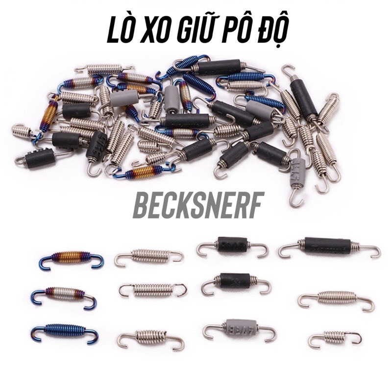 1Đôi Lò xo innox dùng cho pô độ thể thao nhiều cỡ