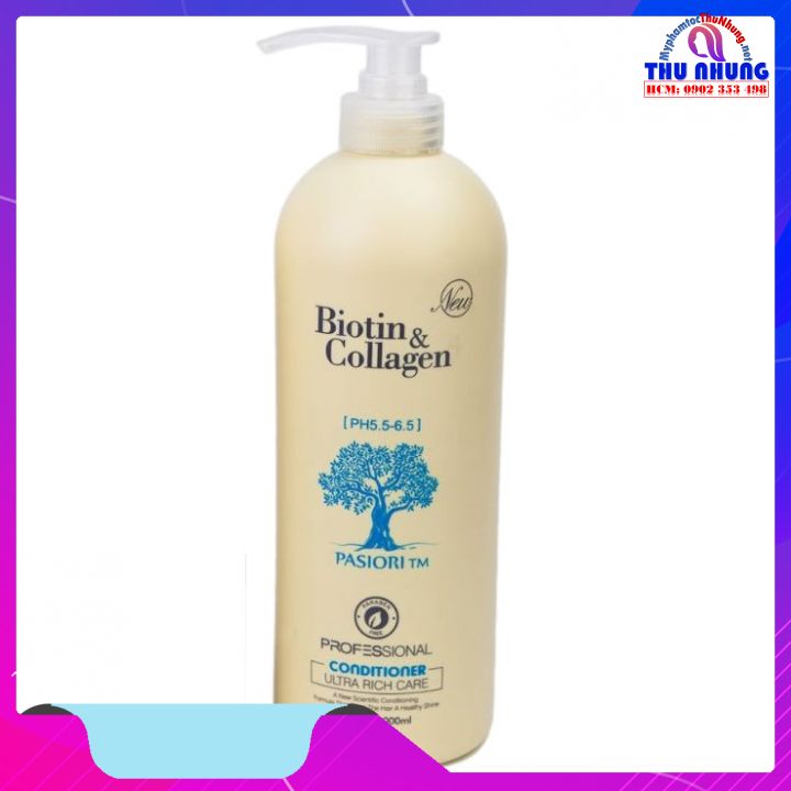 [HCM][CHÍNH HÃNG] Dầu xả phục hồi và kích thích mọc tóc Biotin & Collagen 1000ml