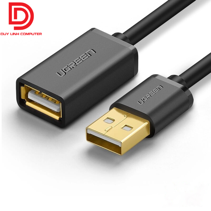 Dây nối dài usb 2.0 độ dài 0,5m chính hãng Ugreen 10313