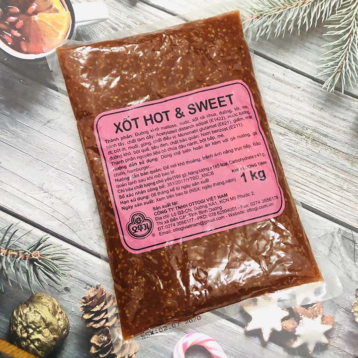 Sốt phủ gà rán hot & sweet 1kg
