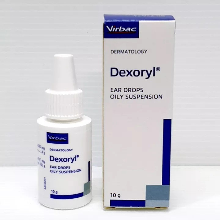 Virbac dexoryl 10g - viêm tai / hôi tai / nấm tai chó mèo