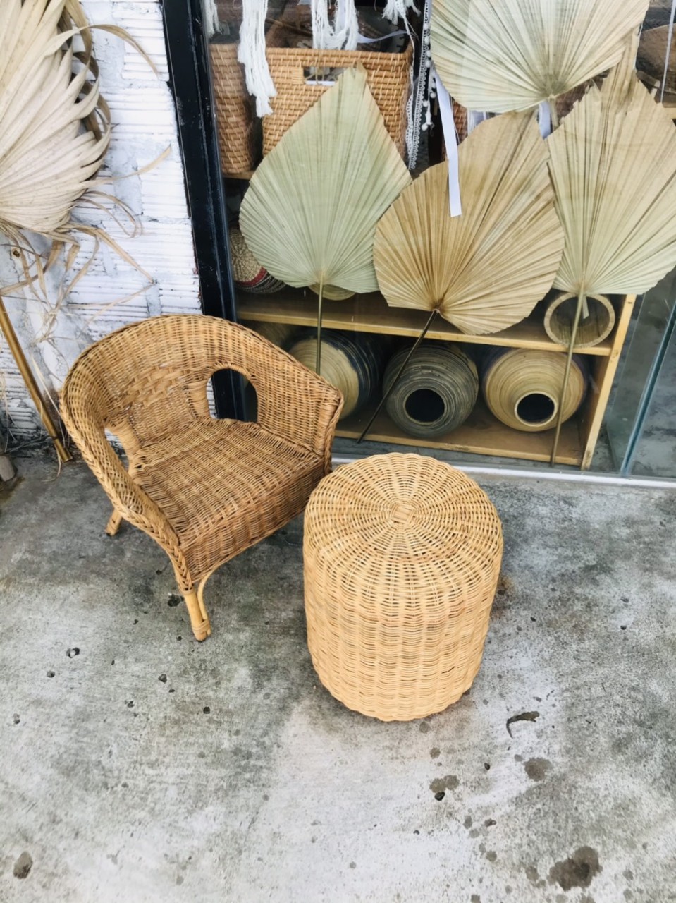 Ghế mây siêu xinh xắn trang trí phòng bé siêu xinh xắn dành cho bé