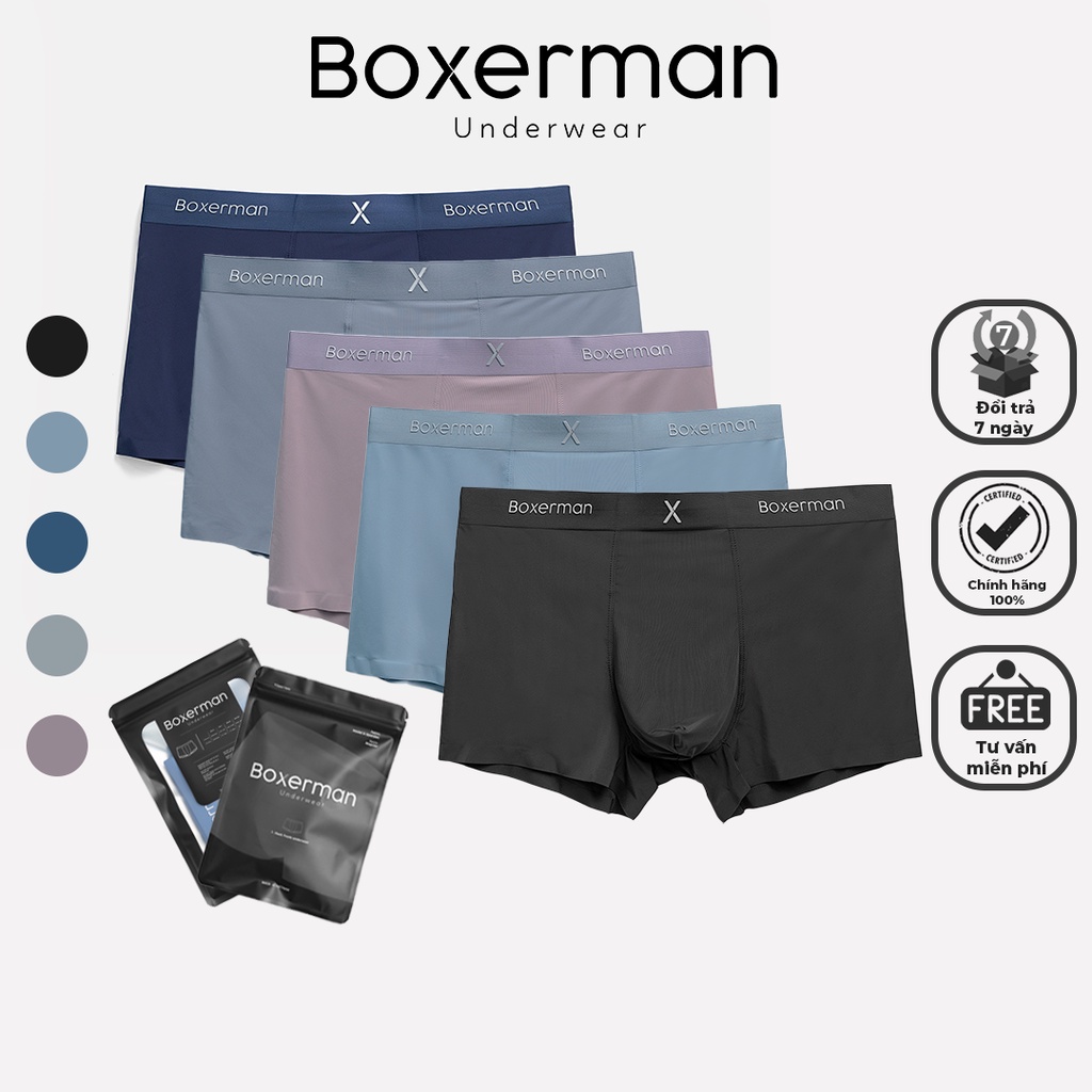 Combo 5 quần lót nam profit v2 trunk mềm mại co dãn cao cấp boxerman