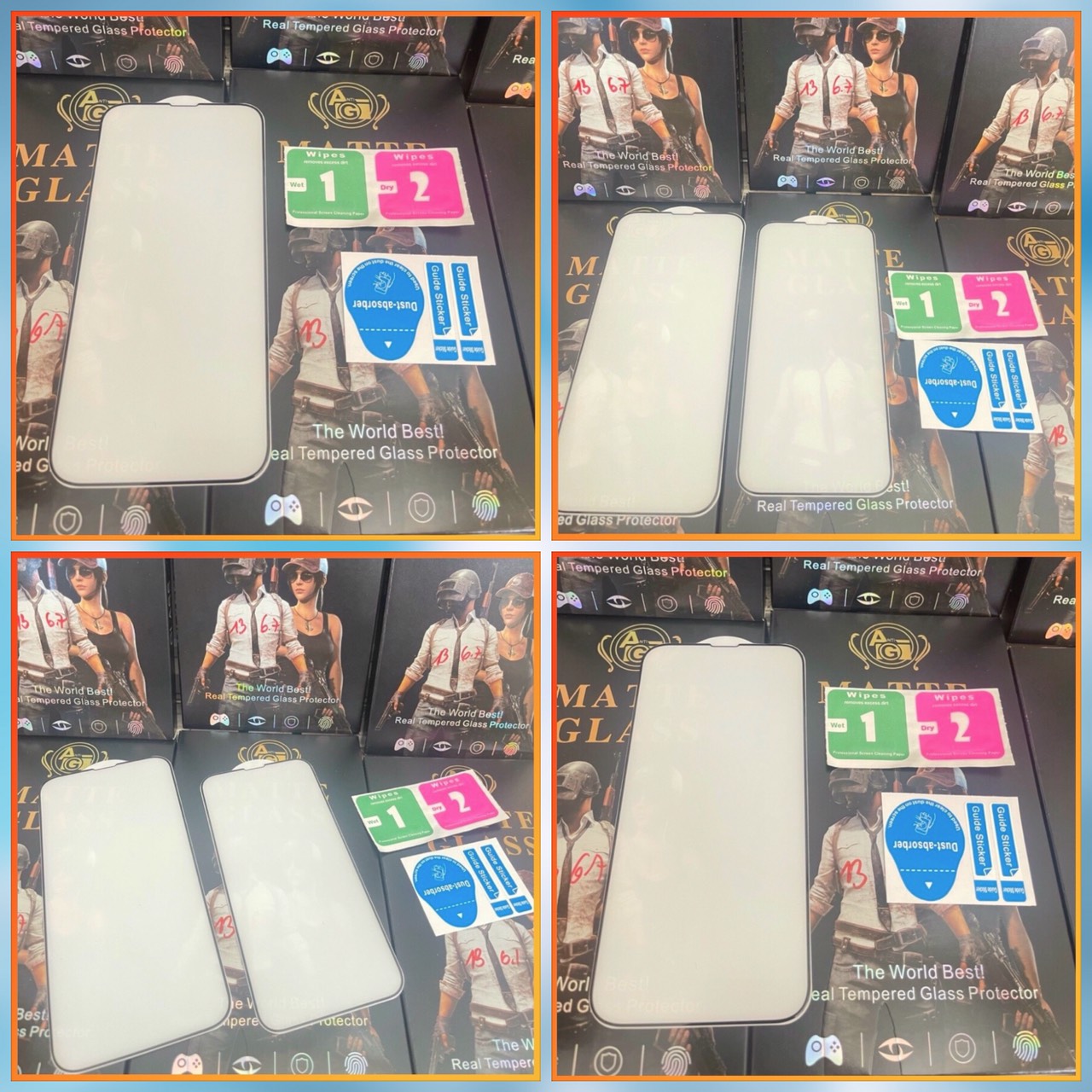 KÍNH CƯỜNG LỰC NHÁM CAO CẤP PUBG MỚI SIÊU CHỐNG VÂN TAY FULL MÀN BẢO VỆ TOÀN DIỆN IPHONE 7PLUS -> 13PROMAX