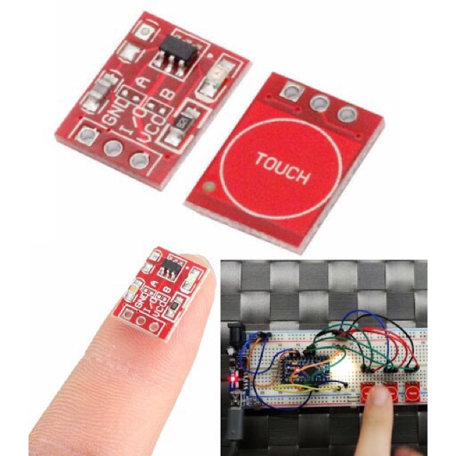 Modun,mạch cảm biến chạm. công tắc 1 chạm ttp223