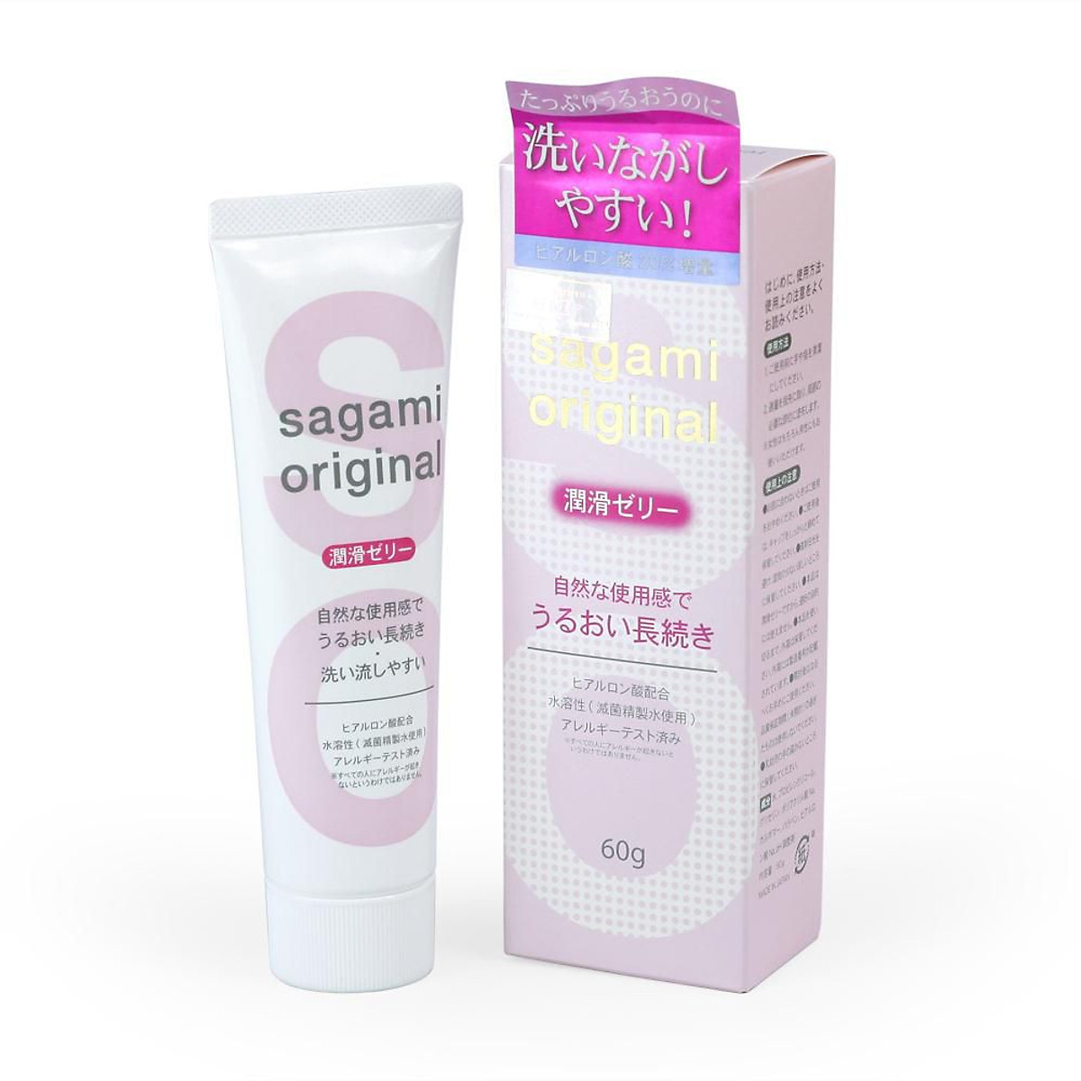 Gel gốc nước sagami original không mùi - nhập khẩu nhật bản - tuýp 60g - che tên sản phẩm