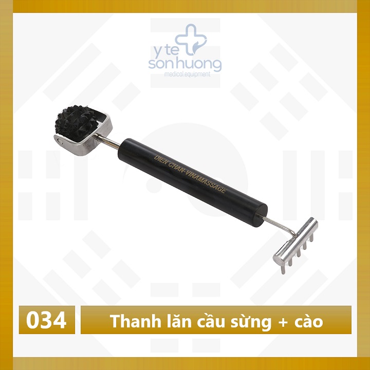 Dụng cụ diện chẩn - Thanh lăn cầu sừng và cào diện chẩn