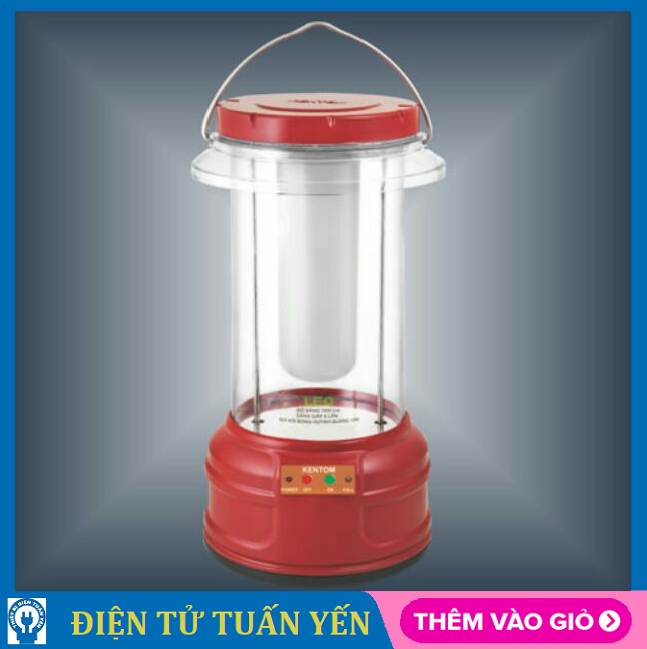 Đèn sạc khẩn cấp Kentom KT-302 bóng LED 20W chiếu sáng liên tục 8 tiếng - Hàng chính hãng