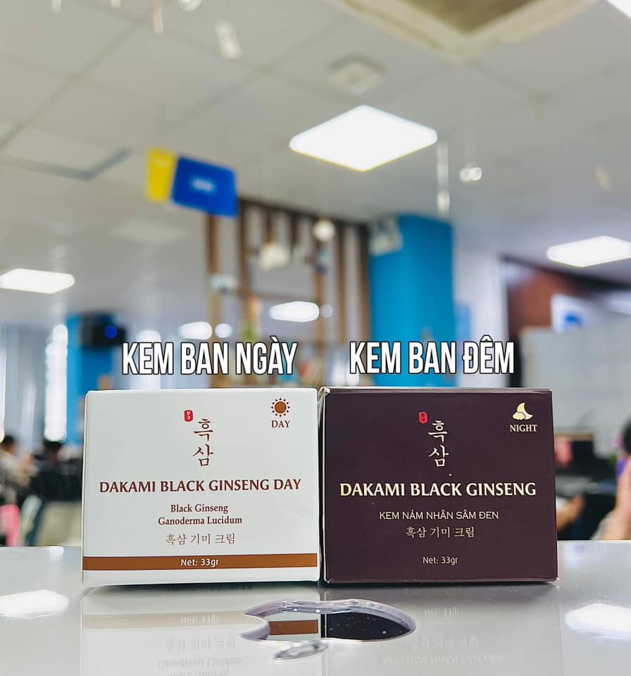 Dakami Sâm Đen Ngày Đêm- Chống Lão Hóa, Xóa Mờ Nám, Tàn Nhang